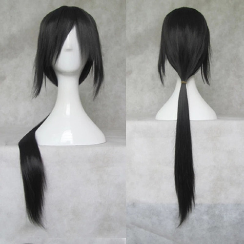 Peluca Itachi Uchiha Cosplay Anime Naruto Incluye Bandana