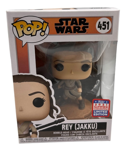Funko Pop! Rey (jakku) 451 Star Wars Funkon 2021 Limited
