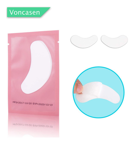 100 Pairs Set Gel Pads For Eyelash Extensions, Comfy And Coo