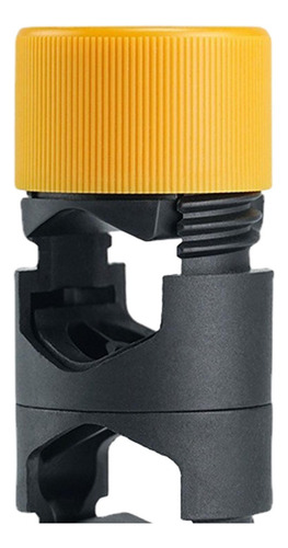 Adaptador De Eje De Mango Central Con Soporte De Amarillo
