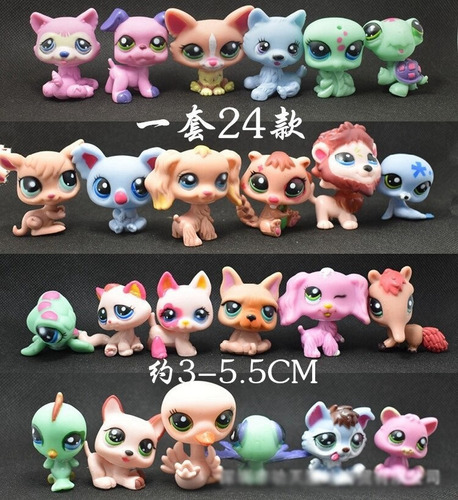 E O Conjunto De Minifiguras Pet Shop De 24 Libras Para Cocke