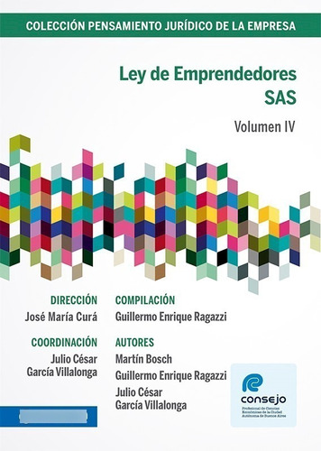 Libro Ley De Emprendedores  Sas Volumen 4