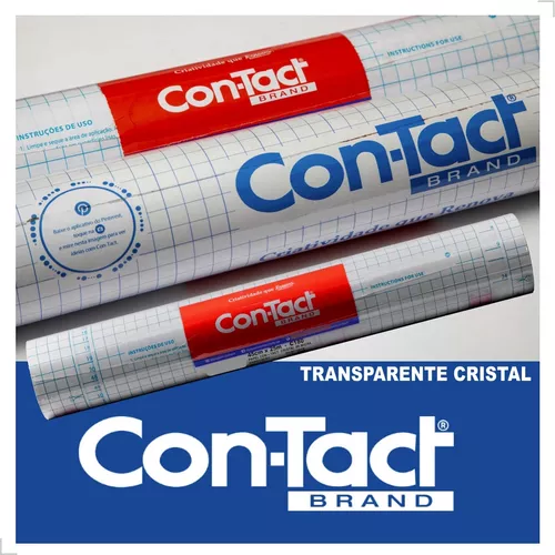 Papel Contact Transparente Cristal 80 Micra 25m x 45cm - Plavitec