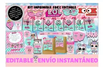 Comprar Kit Imprimible Candybar Lol Surprise Muñecas 100% Editable