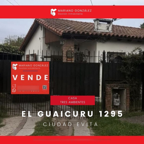 Venta Casa 3 Ambientes En Ciudad Evita