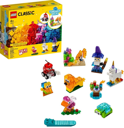 Lego 11013 - Blocos Transparentes Criativos - Lego Classic