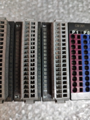 Vipa Cpu214, 214-1bc02, Con 4 Módulos Plc De Uso. (Usado)