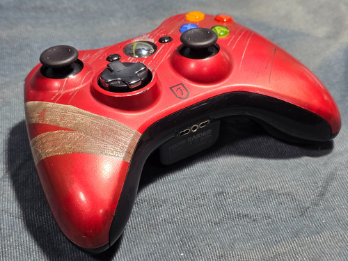 Control Inalambrico Xbox 360 I Edición Tomb Raider, Original Rojo (Reacondicionado)