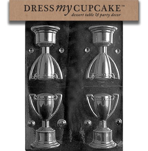 Molde Para Chocolate Dress My Cupcake 3d Trophy, S042