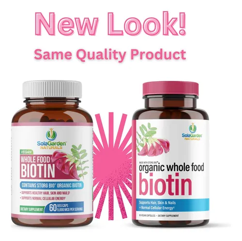 Suplemento De Biotina De Alimentos Integrales: Contiene Biot