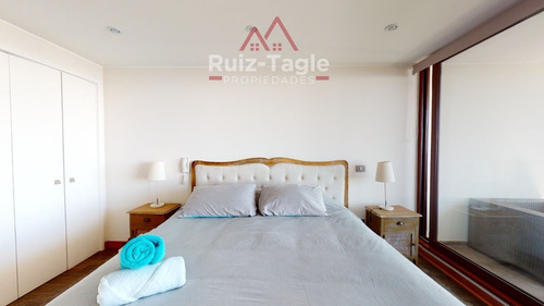Imagen 19 de 21 de Venta De Bello Departamento En Costas De Montemar, Calle Del