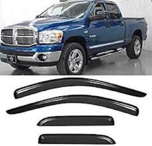 Deflectores Tejas Ventanas Dodge Ram 2004-08 (doble Cabina) 