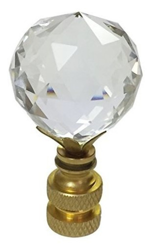 Royal Diseños Faceted Diamond Cut Crystal Remate De Lámpara 
