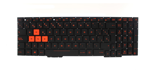 Teclado Asus Rog Gl753 Gl753v Gl753ve Gl753vd Negro Español España