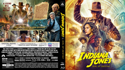 Indiana Jones 5 2023 En Bluray. Audio Ing/esp. Lat Dolby 5.1