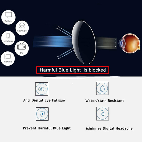 Gafas De Bloqueo De Luz Azul Filtro De Rayos Azules Gafas De