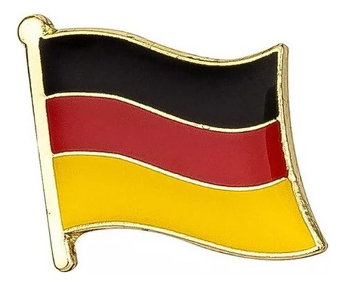 Pin Metalico Broche Bandera Alemania Pasaporte Viaje Pais