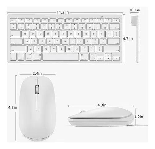 Teclado Y Mouse Bluetooth Compatibles Con Mac,