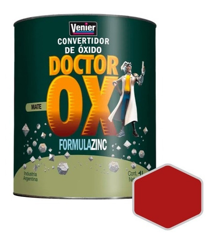Doctor Ox Conv. Mate Fórmula Zinc Venier +4 Colores | 1/2lt