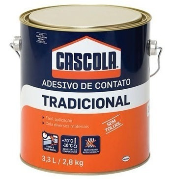 Adesivo Cola De Contato Cascola 2,8kg / 3,3l