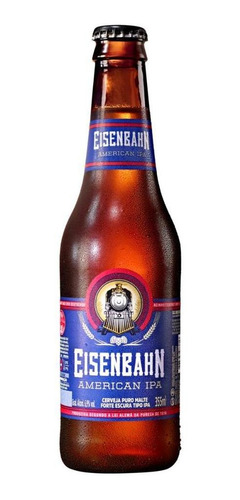 Imagem 1 de 1 de Cerveja Eisenbahn American Ipa Puro Malte Long Neck 355ml
