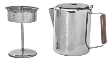 Cafetera Acero Inoxidable 9 Tazas Coghlan's, Plata