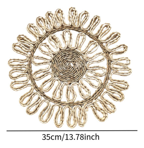 Mantel Individual Bohemio, Plato De Cena, Mantel 35cm