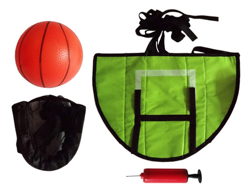Mini Aro De Baloncesto Para Trampolín, Con 1 Uds Bolas