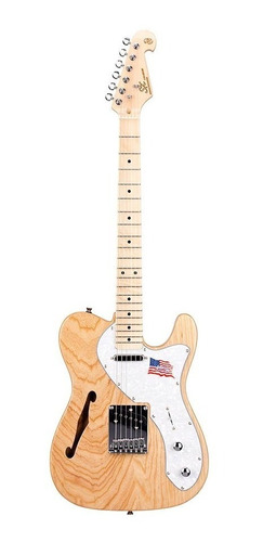 Guitarra Eléctrica Telecaster Sx Stl/h/na Semi Hollow Ash