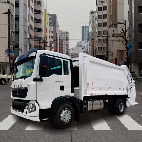 Imagen 1 de 9 de Sitrak Compactador De Basura 25yds Howo T5g 280hp 16t 4x2