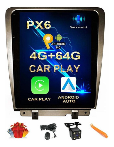 12.1 Pulgadas   9 Car Stereo Radio Gps Para Ford Mustan...