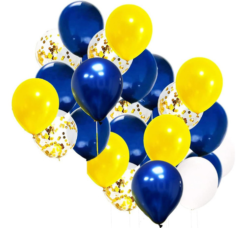 Decoraciones De Fiesta De Graduación 2024 Globos Azules Y Am