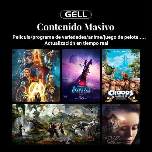 Pantalla Smart Tv 32 Pulgadas Android Tv Gell 32 Televisores (Usado)