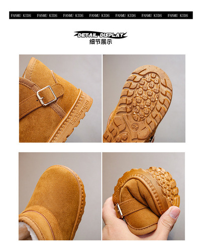 Botas De Nieve Cálidas De Invierno Para Niñas