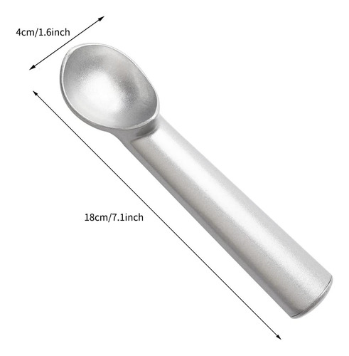 Cuchara De Helado, 7 Pulgadas, Antiadherente, Anticongelante