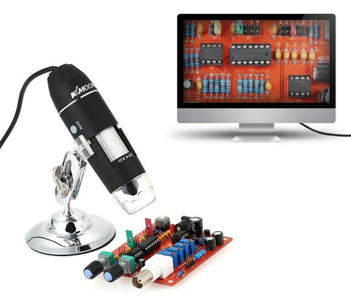// Microscopio Digital Kkmoon Con Aumento De 1600x Y Cable