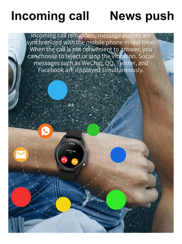 Reloj Deportivo V20:1,32 Pulgadas Ips, Cuerpo Metálico, Ip68