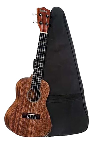 Ukulele Concerto Shelby Su23 Nat. Fosco Capa Palhetas Oferta