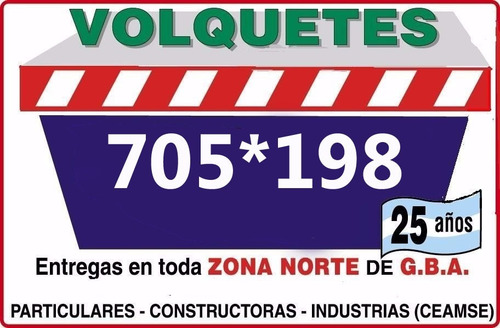Imagen 3 de 4 de Alquiler De Volquetes En Zona Norte - Teléfono: 4747-6258