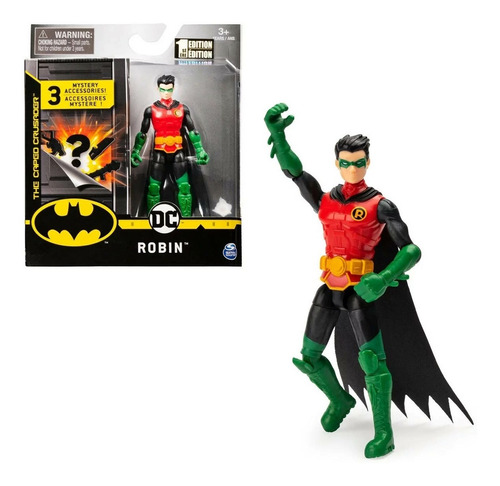 Dc Comics Figura Articulada 10 Cm Robin Original. 