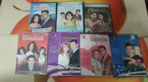Set 7 Telenovelasrematev Azteca, Pobre Diabla, Belinda Y Mas (Usado)