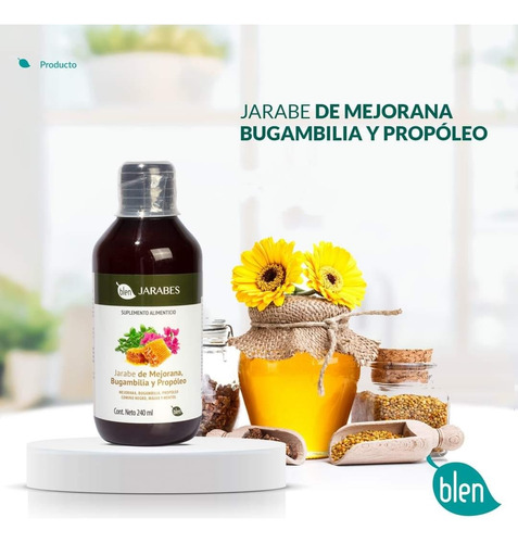 Jarabe De Mejorana Bugambilia Y Propóleo Blen