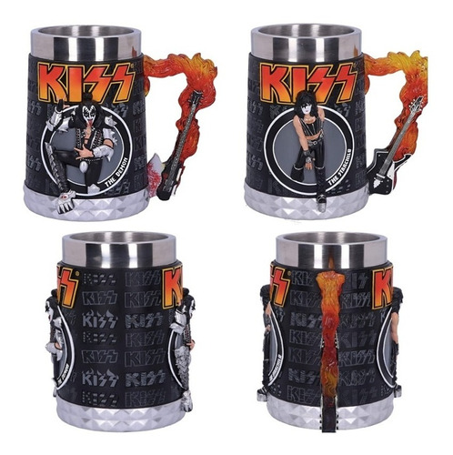 Jarro Kiss Paul Stanley Gene Simmons 100% Original