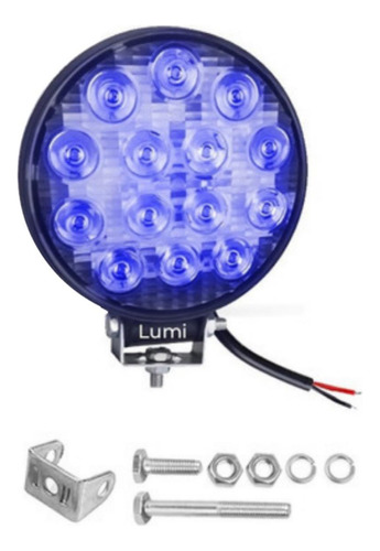 Farol De Milha Redondo Azul 48w Pulverizador