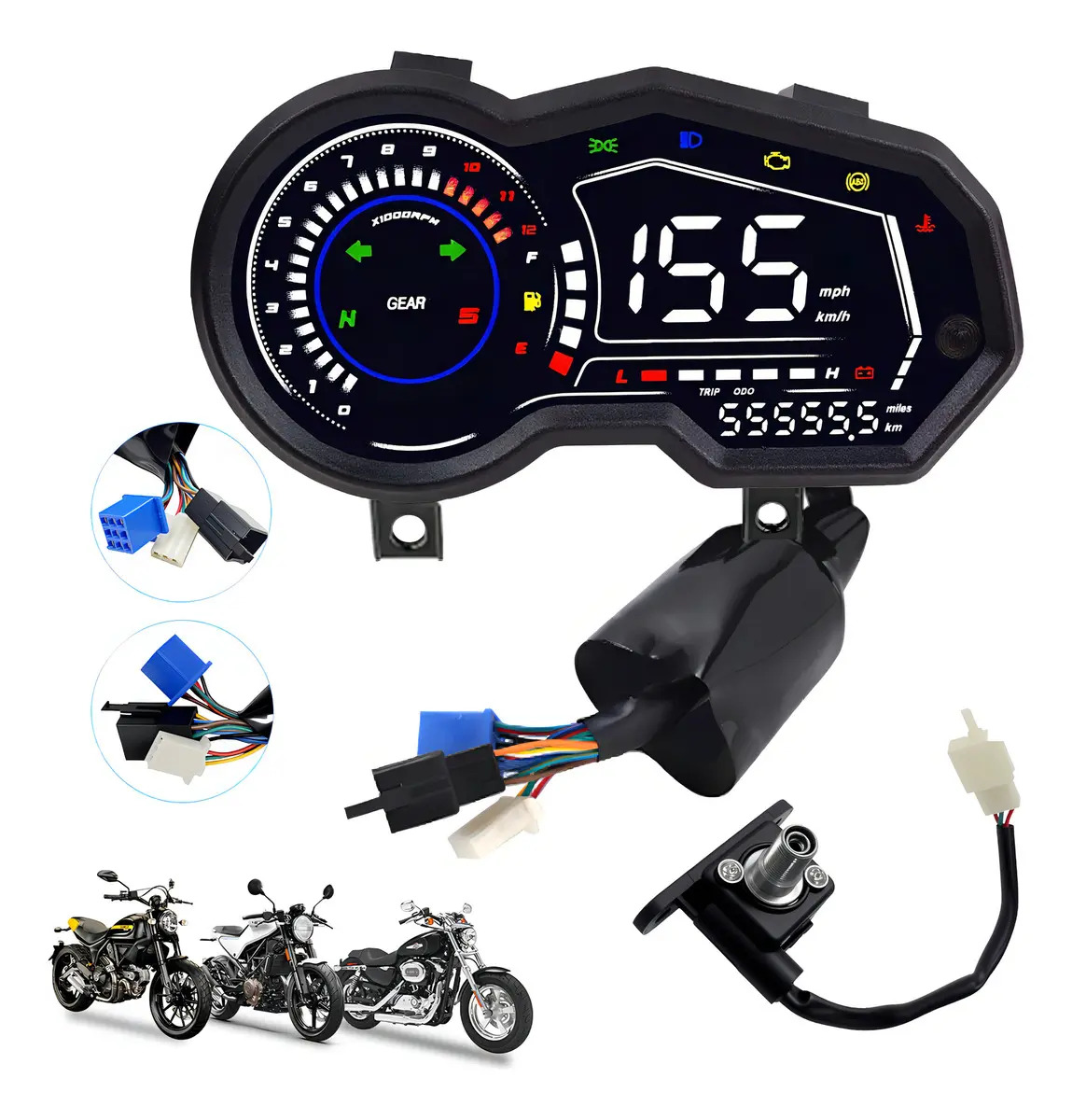 Tablero Digital Velocímetro Moto Para Italika 125z 150z 170z