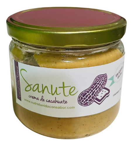 Crema De Cacahuate Sin Azúcar 230 Gramos