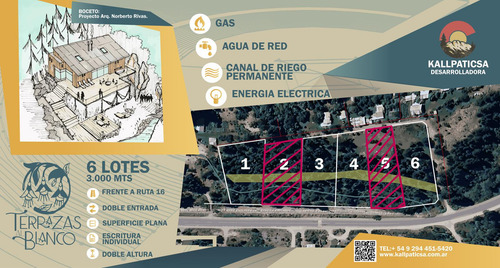 Terreno Amplio En El Loteo Terrazas Al Blanco
