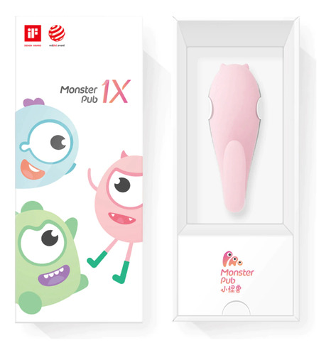 Monster Pub 1x Vibrador Bluetooth Cor Rosa