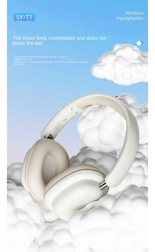 Auriculares Bluetooth De Diadema Color Blanco