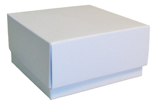 50 Cajas Blancas Con Tapa Indubox T108 (6x6 Y 3cm Alto)